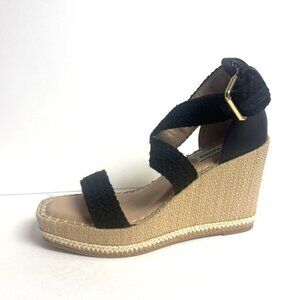 Steve Madden Womens Cali Sandal Black Size 10 M